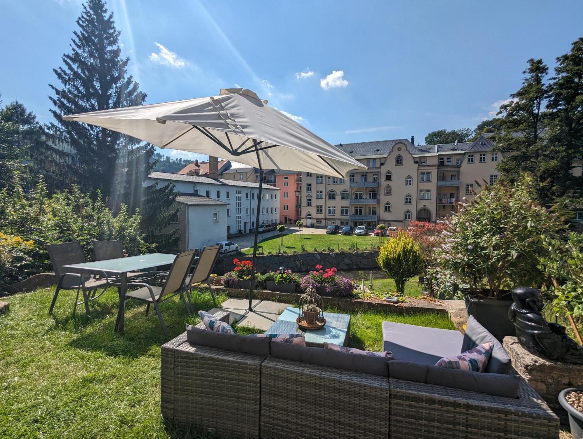 Gemütliche Urlaubsoase mit Pool, Sauna&Terrasse - UO Sebnitz Exterior foto