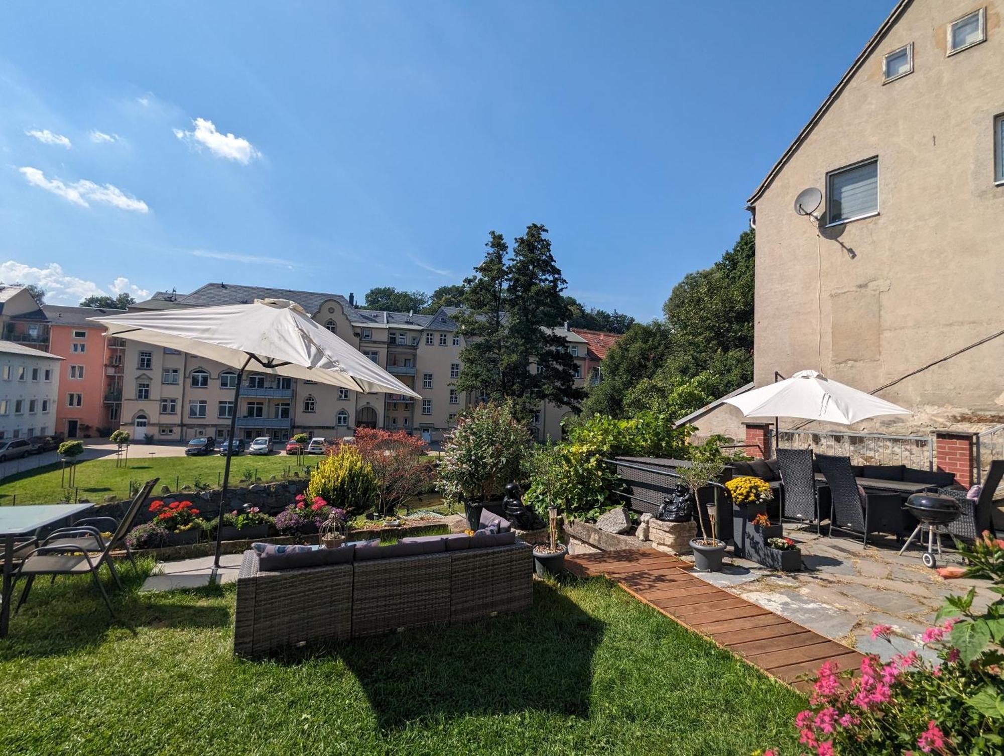 Gemütliche Urlaubsoase mit Pool, Sauna&Terrasse - UO Sebnitz Exterior foto