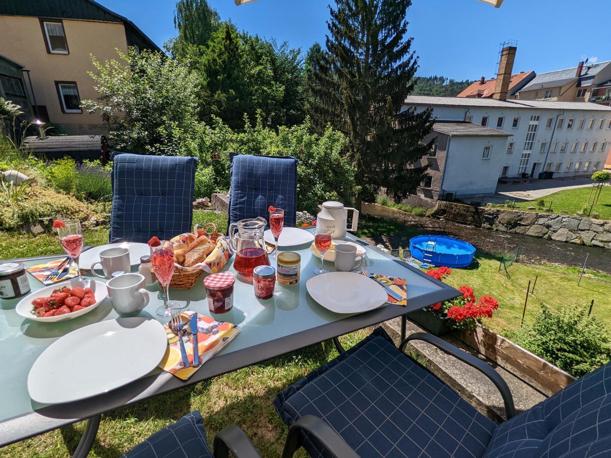 Gemütliche Urlaubsoase mit Pool, Sauna&Terrasse - UO Sebnitz Exterior foto