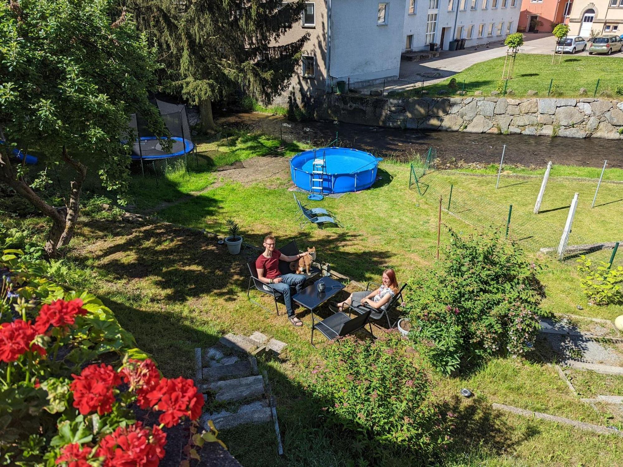 Gemütliche Urlaubsoase mit Pool, Sauna&Terrasse - UO Sebnitz Exterior foto