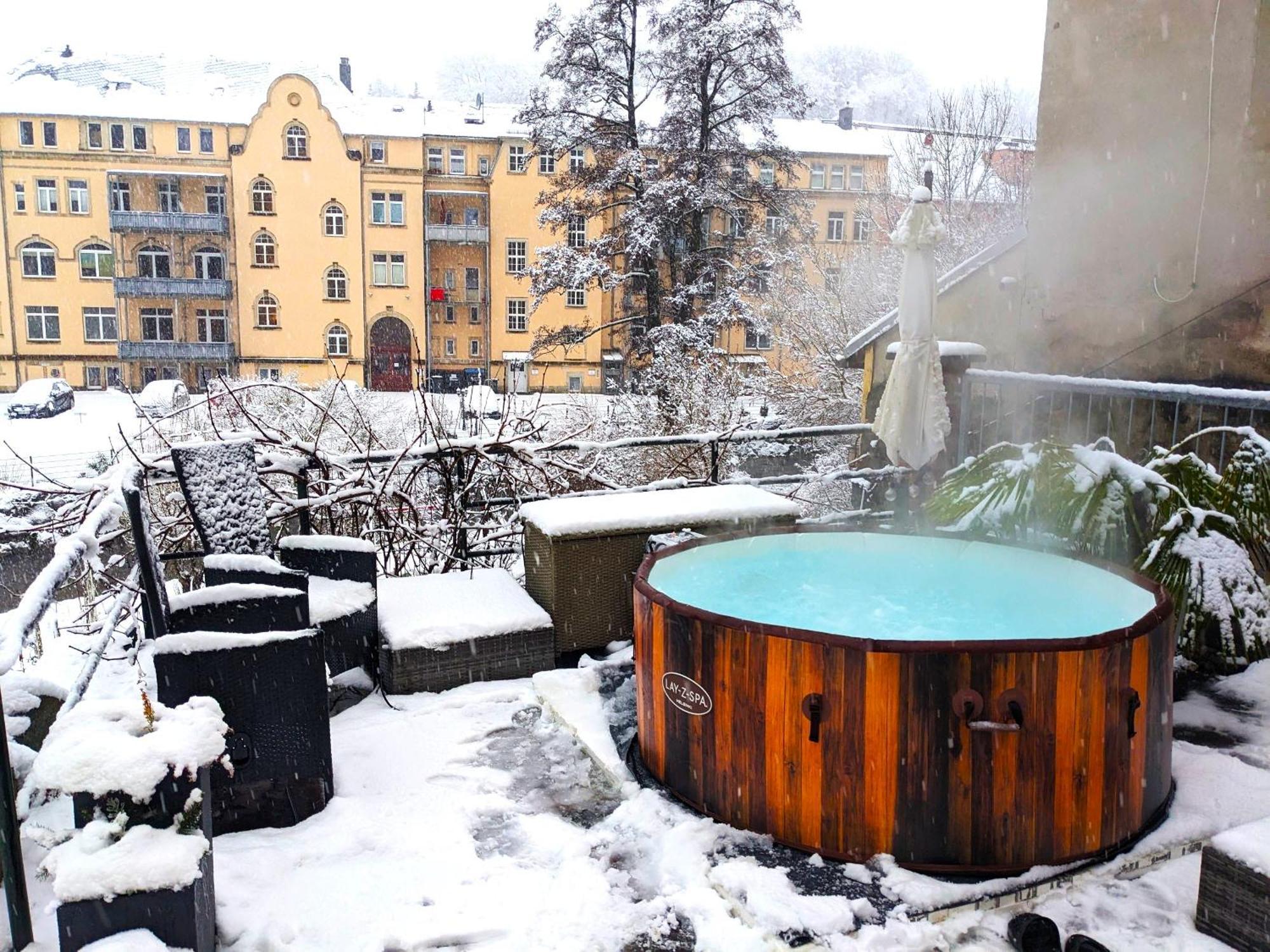 Gemütliche Urlaubsoase mit Pool, Sauna&Terrasse - UO Sebnitz Exterior foto